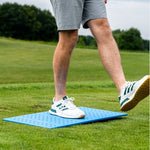 Man standing on one foot on the force board pro