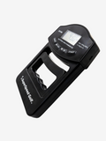 A digital grip strength meter with a black body and a digital screen, branded with 'SuperSpeed Golf'.