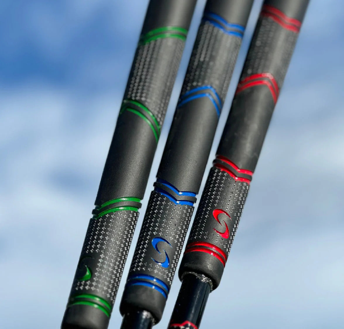 Detailed shot of the set's grips