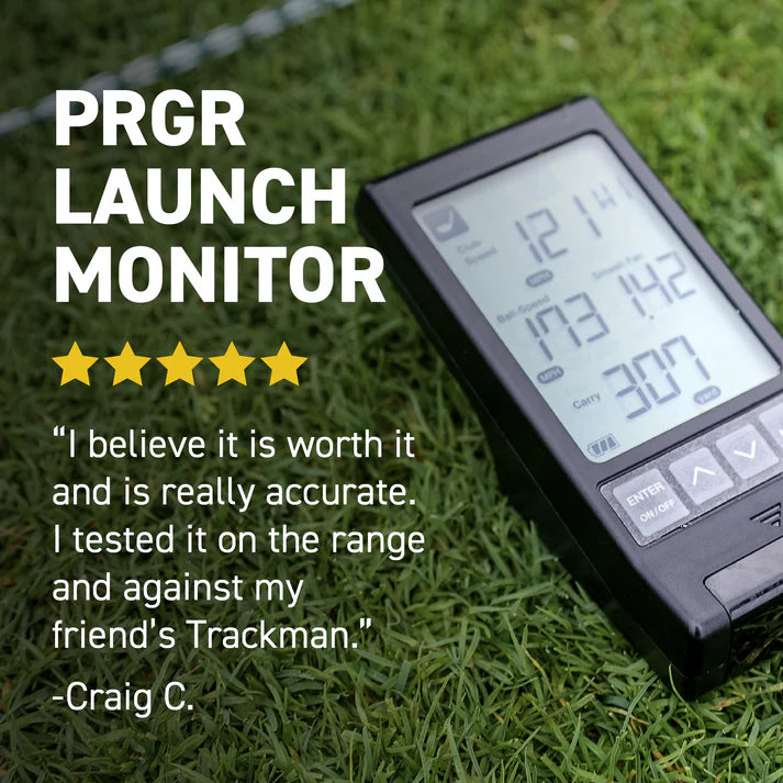 PRGR with a customer review