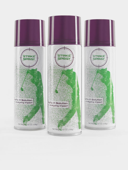 Three Strike Spray can on a white background
