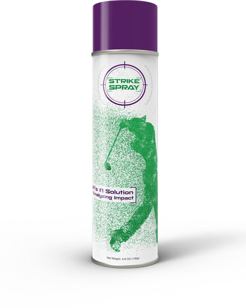 Full length shot of the Strike Spray can