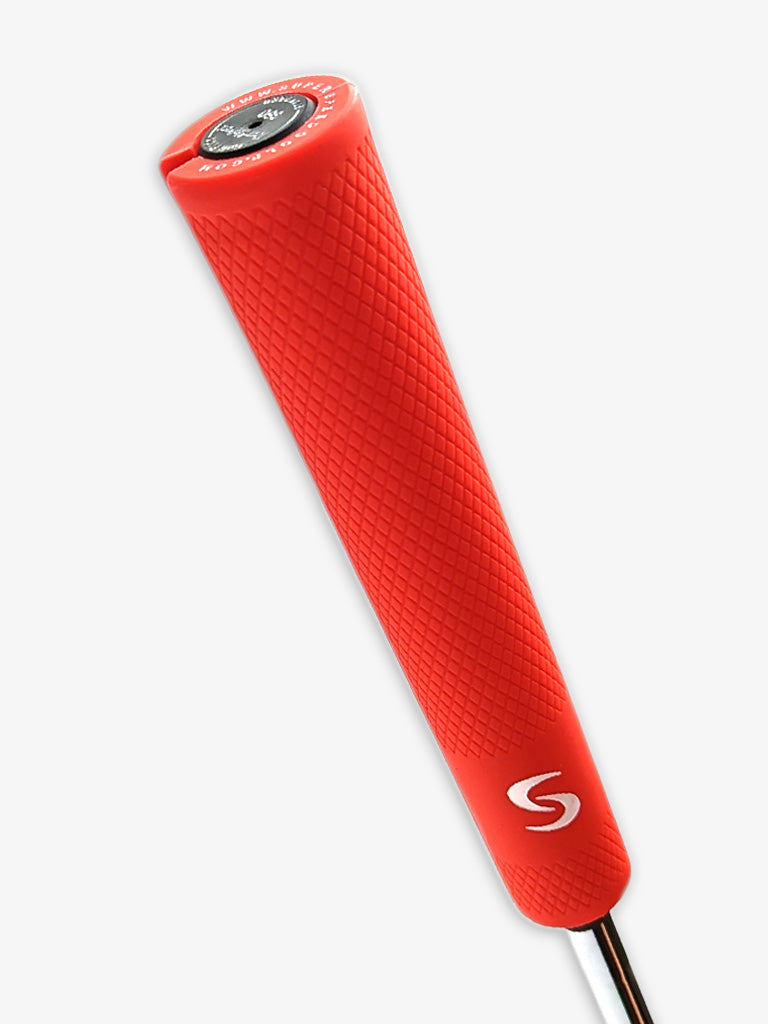 Angled SuperSpeed Squeeze on a golf club on a white background